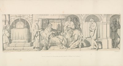 Harold, returned from Normandy, presents himself to Edward the Confessor by Daniel Maclise